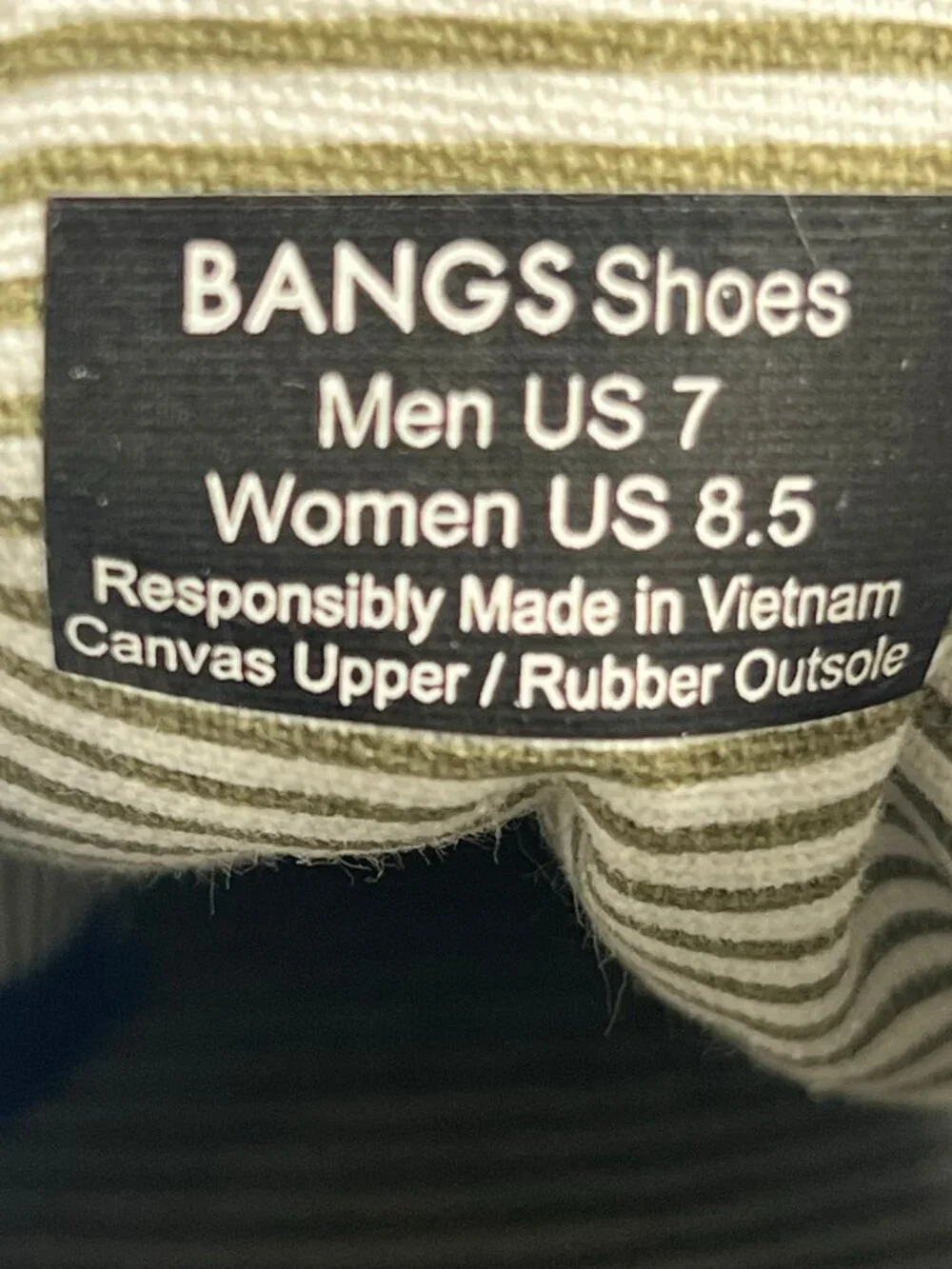 Bangs shoes unisex